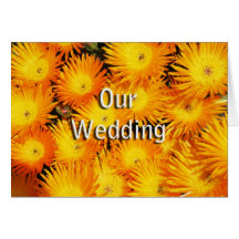 Our Wedding Greeting Card
