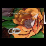 Our Wedding In Fabulous Las Vegas Card cards