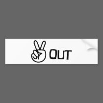 Out bumper stickers