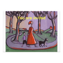 OUT FOR A WALK, You are invited