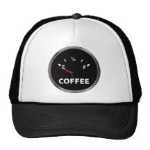 Out of Coffee Fuel Gauge Mesh Hats
