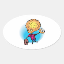 Out Of This World Oval Stickers