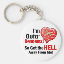 Outa' BandAids Key Chains