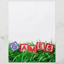 Outdoor games flyer design