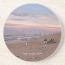 Outer Banks Fishing Drink Coaster
