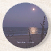 Outer Banks Moonrise Coasters