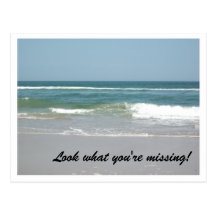 Outer Banks Post Card Ocean Scene