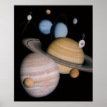 Outer Space Planets Poster