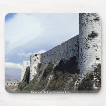 Outer wall, Krak des Chevaliers, Syria Mouse Pads