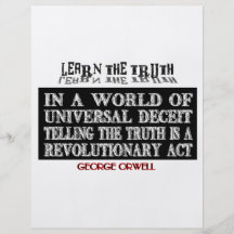 OVAL ORWELL UNIVERSAL DECEIT PERSONALIZED FLYER