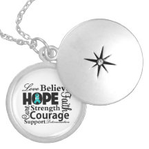 Ovarian Cancer Collage of Hope Locket