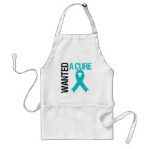 Ovarian Cancer Wanted A Cure Aprons