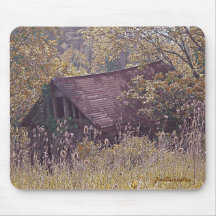Overgrown Abandoned Shed Mouse Mats