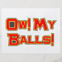 Ow! My Balls! Full Color Flyer
