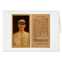 Owen Wilson Pirates Baseball 1912 Greeting Cards