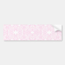 Owl and Firefly Lace Bumper Sticker