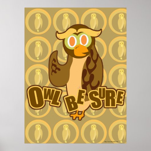 Owl Be Sure Poster