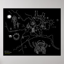 Owl Cave Map - Twin Peaks Posters