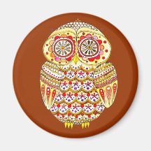 Owl Fridge Magnet