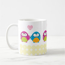 OWL LOVE :: bright girl + boy Mug