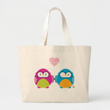 OWL LOVE :: bright girl + boy Tote Bag