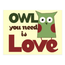 Owl Love Postcards