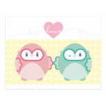 OWL LOVE :: soft girl + boy Postcards