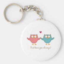 owl love you keychains