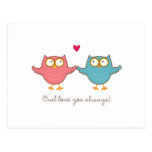 owl love you post card