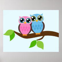 Owl love you posters