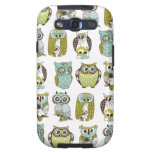 owl meeting with changeable background colour
