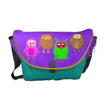 Owl Messenger Bag