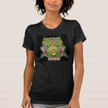 Owl Psychedelic Popart T-Shirt