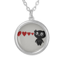 Owl Sees Love II Necklaces