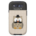 Owl with Moustache and Hat