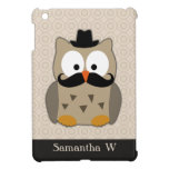 Owl with Moustache and Hat