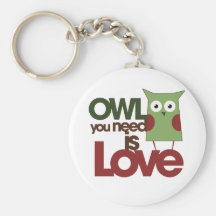 Owl you need is love key chains