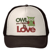 Owl you need is love mesh hats