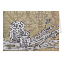 Owls 32 greeting cards