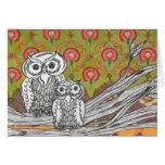 Owls 4 cards