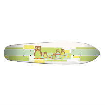 Owls and Owls Skate Deck