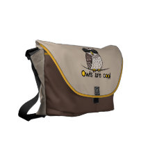 Owls are cool commuter bags