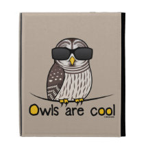 Owls are cool iPad cases