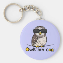 Owls are cool! key chains