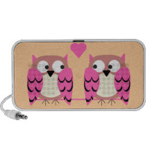 Owls - Cute Couple Travelling Speakers