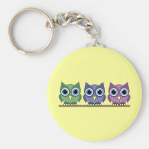owls key chain