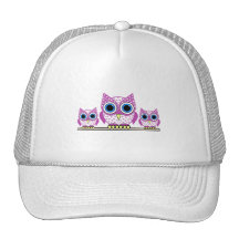 owls mesh hats
