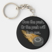 Own The Puck Keychain