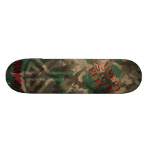 Oxygentees Peace Brother Custom Skate Board