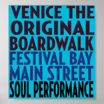 Oxygentees Venice The Original Boardwalk Posters